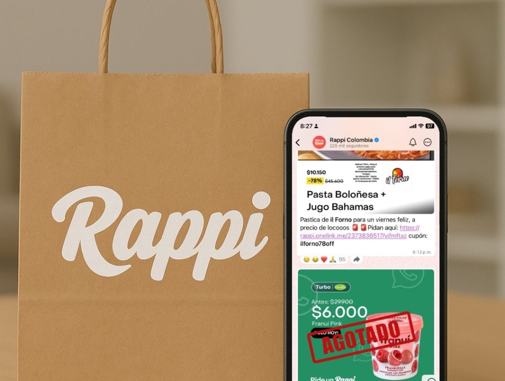 Rappi revoluciona el ahorro: Ofertas diarias imperdibles con descuentos de hasta 80% por WhatsApp