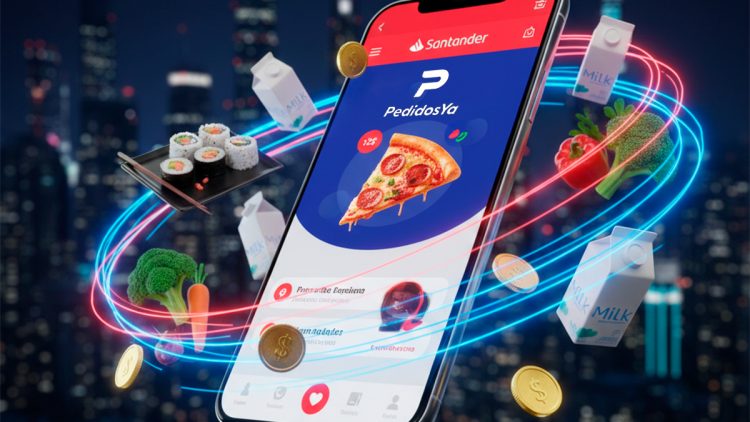 ÚLTIMO MOMENTO: Santander y PedidosYa, ahorra hoy $95.000 en delivery y supermercados