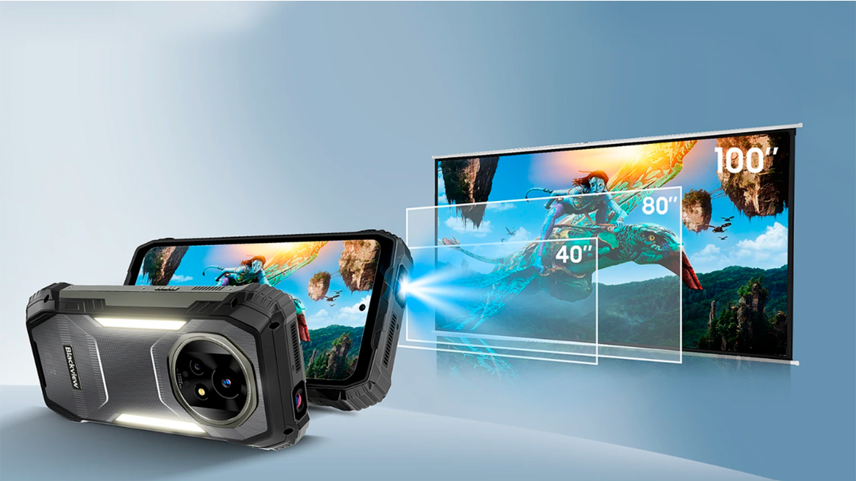 Cine en tu bolsillo: Blackview XPLORE 2 Projector y la magia de las 100 pulgadas en cualquier pared