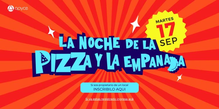 La Noche de la Pizza y la Empanada vuelve en septiembre, no te la pierdas!