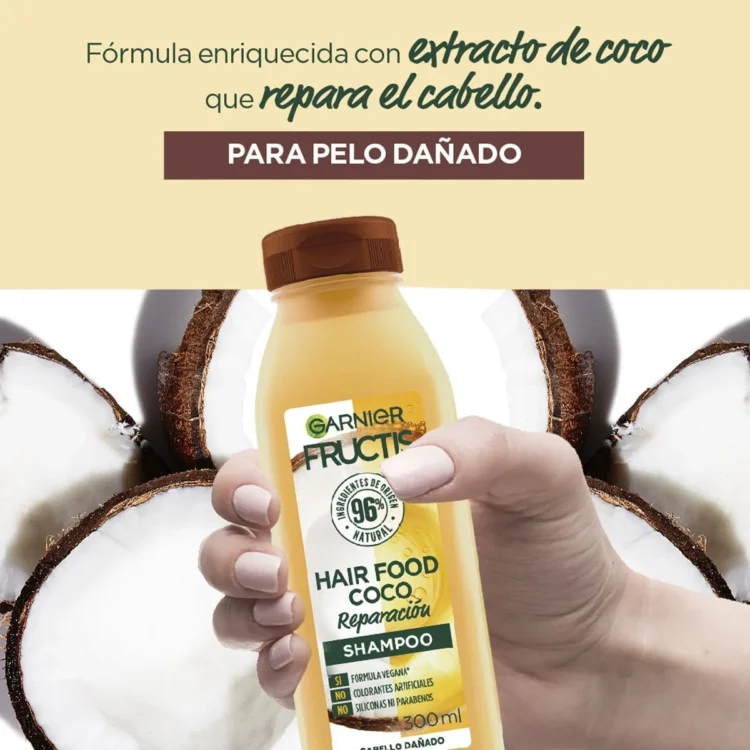 Shampoo Hair Food Coco Fructis Garnier 300 Ml