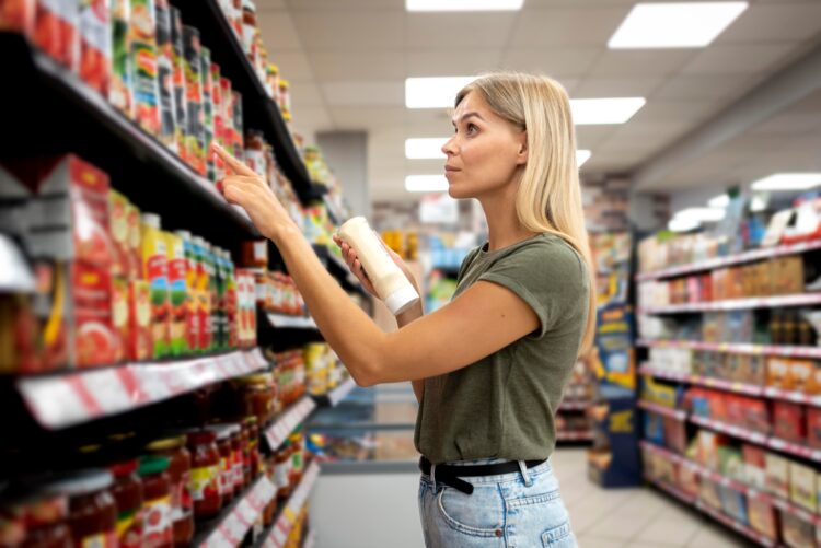 Amor en la góndola del supermercado