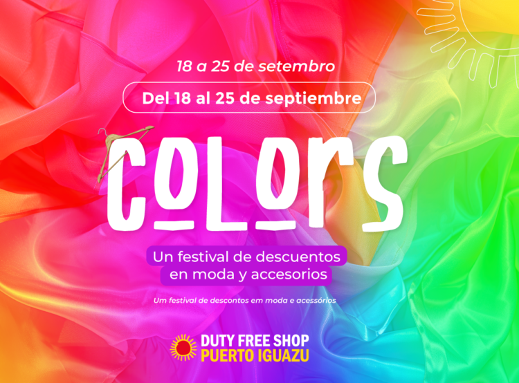 Llega "Colors" un festival de descuentos del Duty Free Shop en Puerto Iguazú
