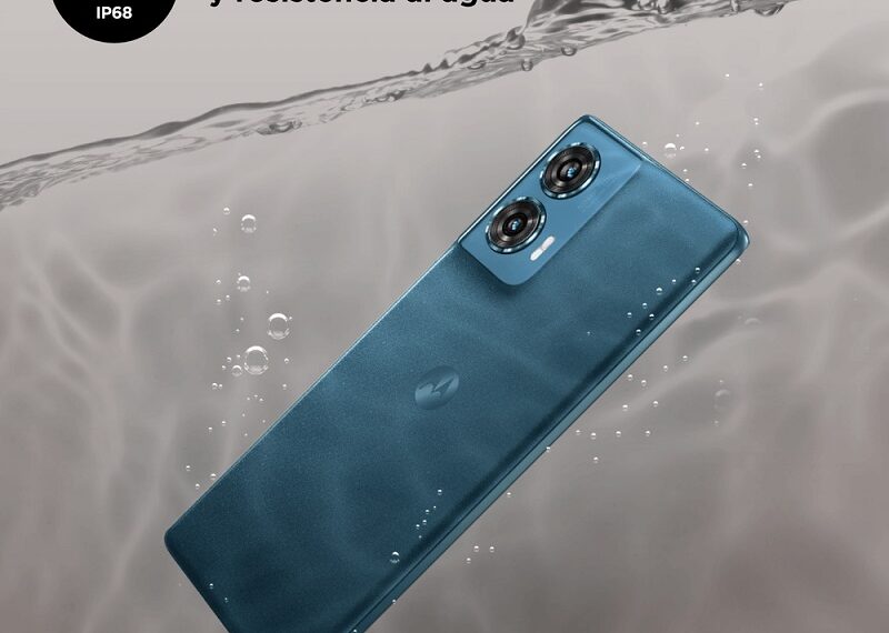 Motorola Edge 50 Fusion 5G es resistente al agua