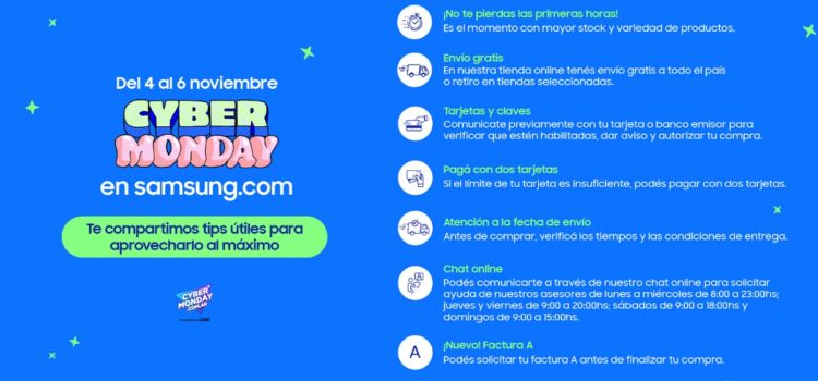 Samsung y sus recomendaciones para Ciber Monday 2024
