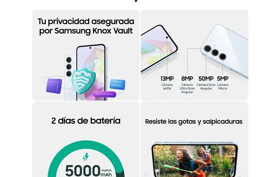 Galaxy A35 5G y sus especificaciones