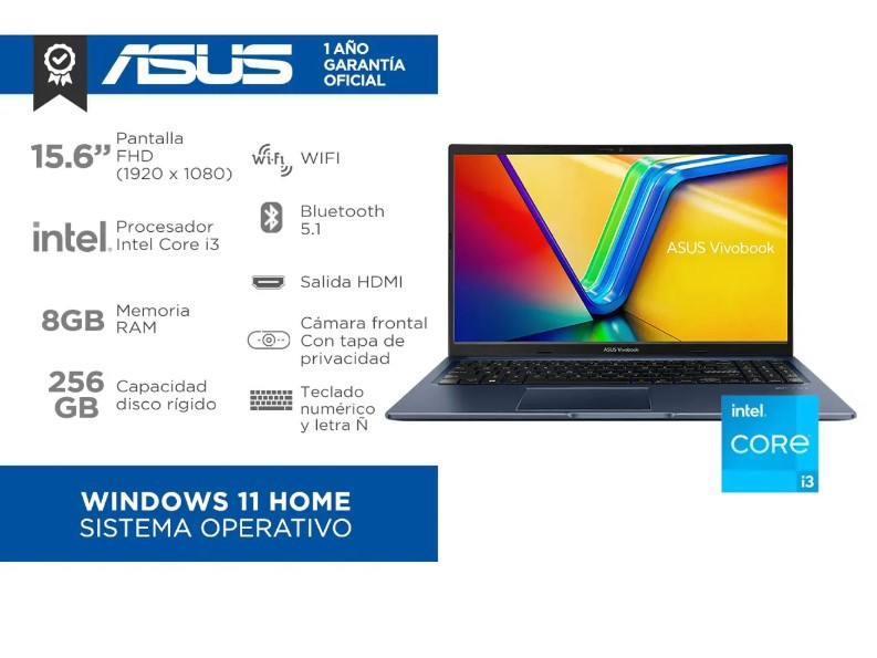 ¡MEGA OFERTA! 💻 Notebook ASUS Vivobook con 40% OFF y 12 Cuotas Sin Interés