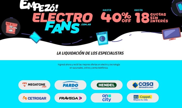 El evento de ofertas ya arrancó y sigue hasta el miércoles. Imagen: Captura.