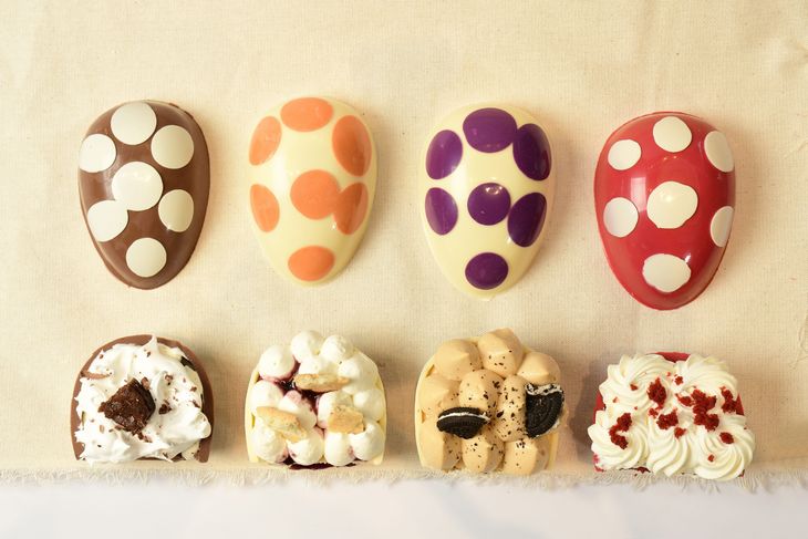 Variedad de Huevos de Pascua