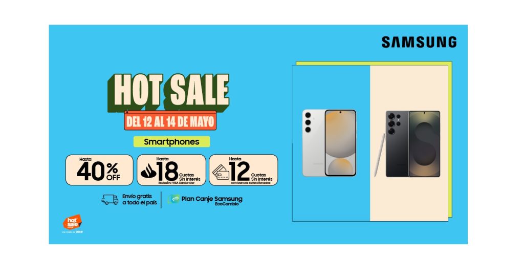 Ofertas explosivas de Samsung en el Hot Sale: descubrí qué hay detrás